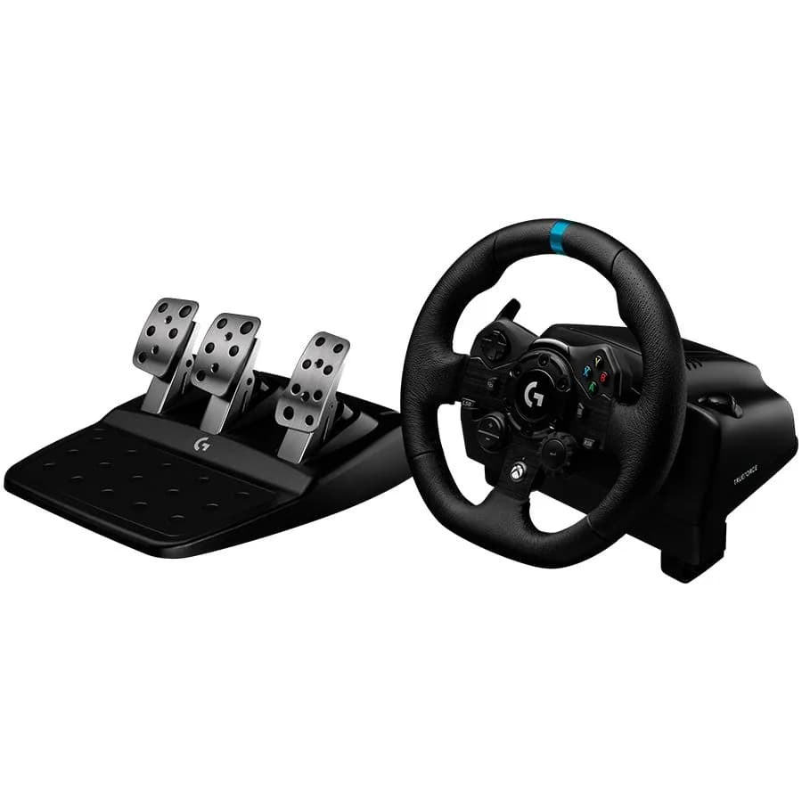 LOGITECH G923 Racing Wheel and Pedals - PC/XB - BLACK - USB "941-000158"