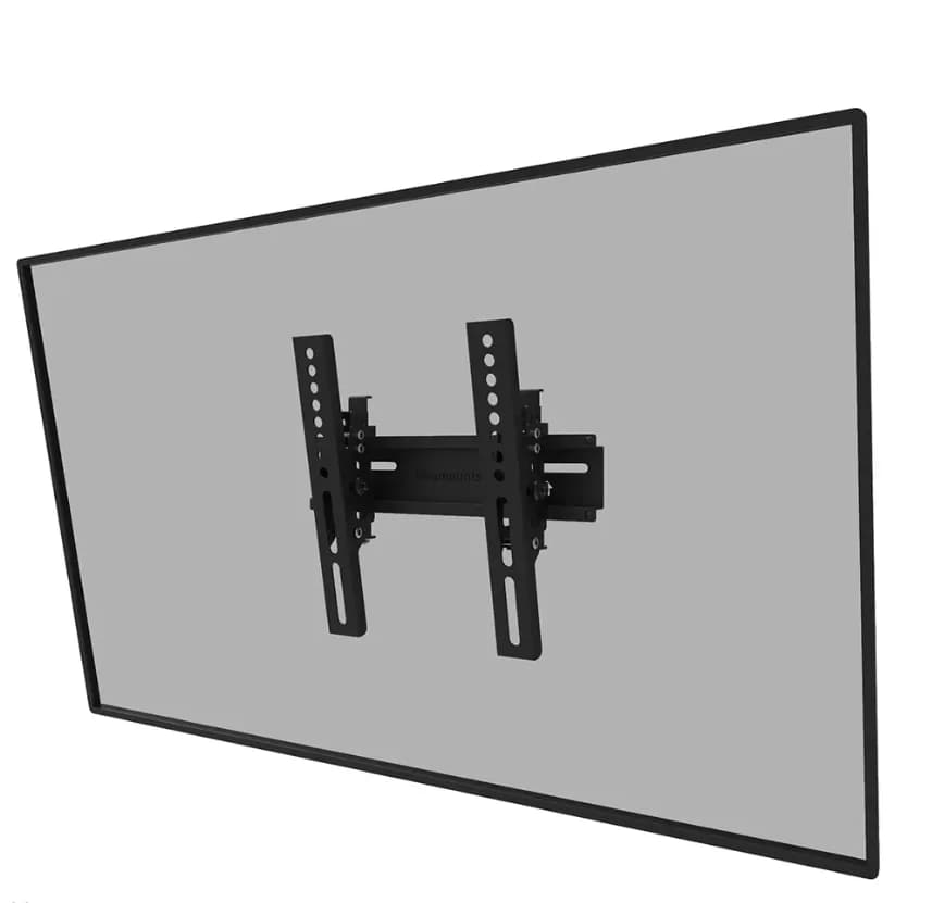 Suport perete Neomounts WL35-350BL12; pentru display-uri cu diagonale 24"-55", sistem de prindere VESA 50x50~200x200, greutate maxima suportata 25kg, tilt +10°, -2°, distanta fata de perete 460; lockable - lacătul nu este inclus; culoare negru. — miniatură
