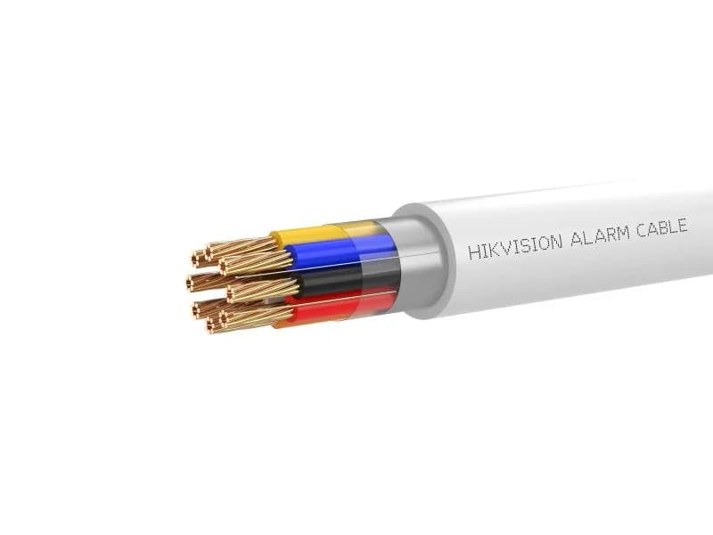 Cablu alarma Hikvision DS-1AC8APL1; LSZH, 8 fire: 8×0.22 mm2, rezistenta foc: CPR Eca, material cupru integral, rola 100 metri.