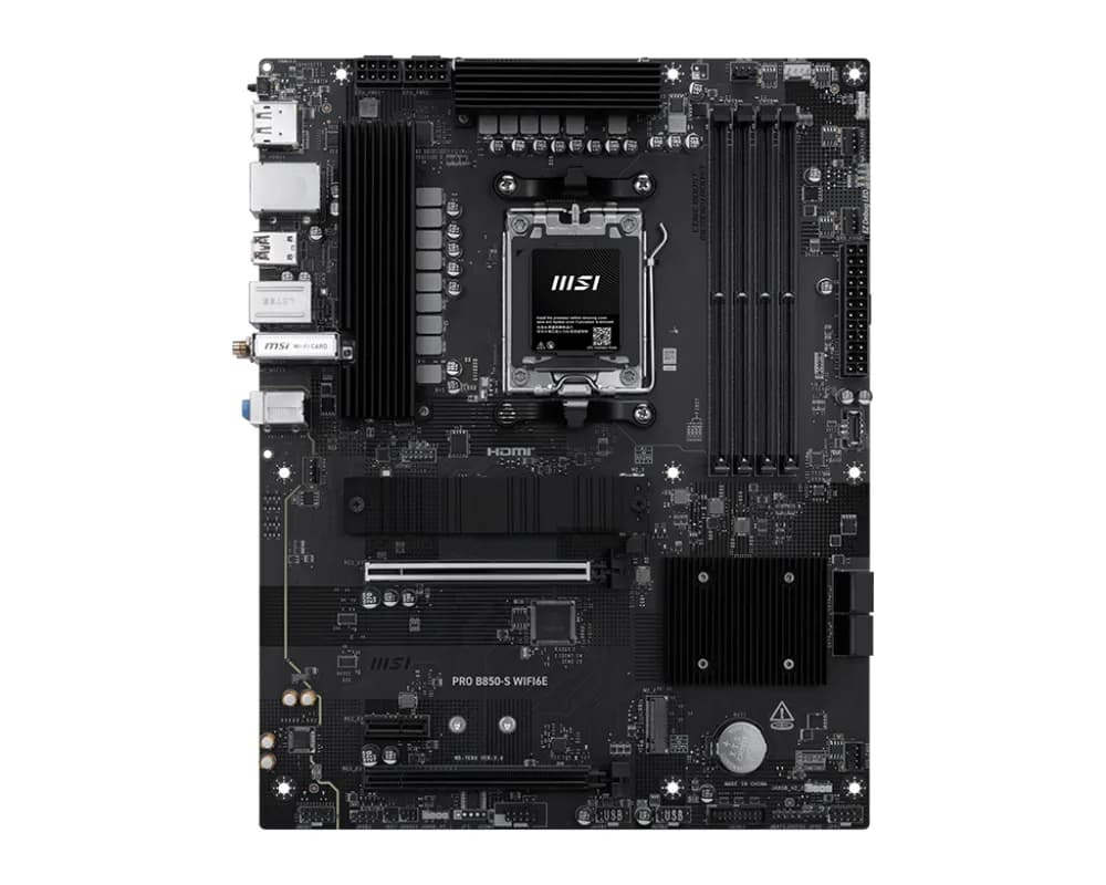 Placa de baza MSI PRO B850-S WIFI6E, AM5, DDR5, BT, ATX, Negru 911-7E80-002 "PRO B850-S WIFI6E"