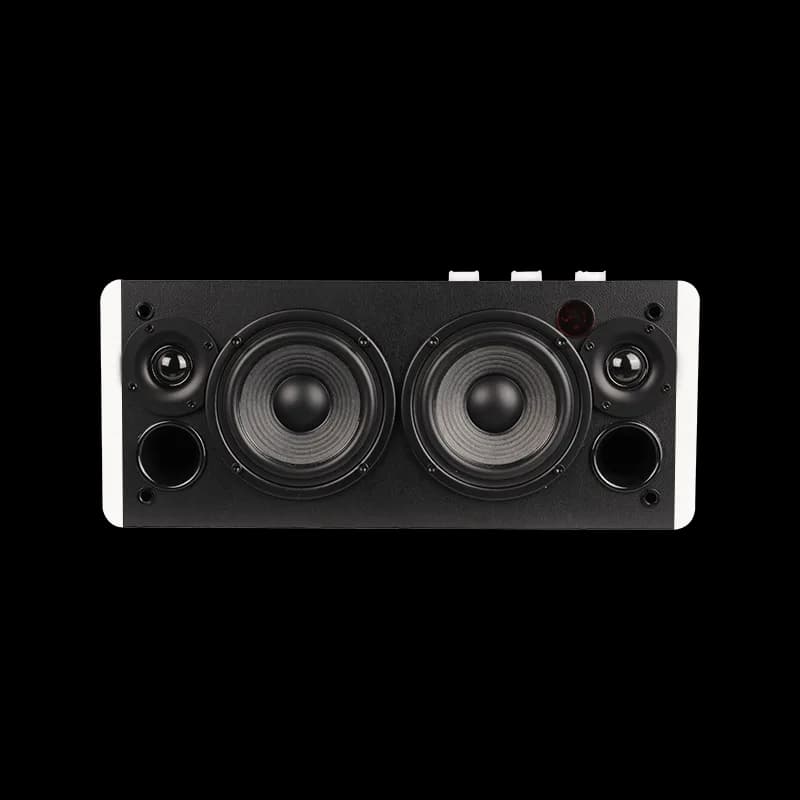 BOXE EDIFIER desktop bluetooth, RMS: 70W (2 x 20W, 2 x 15W), Bluetooth 5.0, RCA, AUX, Line-Out, white, "D12-W" — miniatură