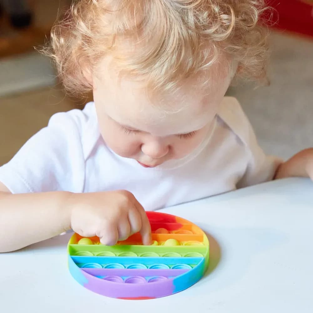 Jucărie Fidget Pop – Rotundă, multicoloră — miniatură