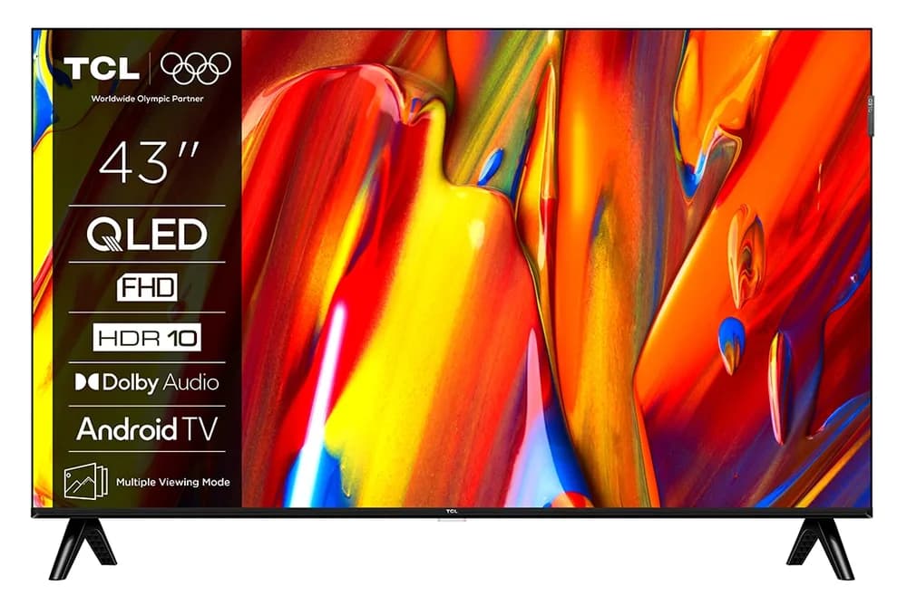 Televizor TCL QLED 43S59K, 108 cm, Smart Android TV, FHD