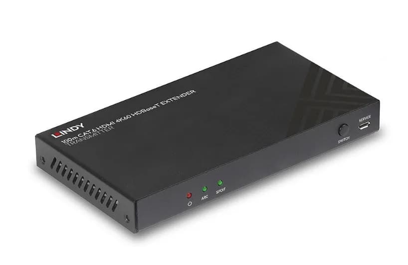 Transmițător HDBaseT Cat.6 HDMI 4K60, audio, IR și RS-232, 100 m, Lindy 38341