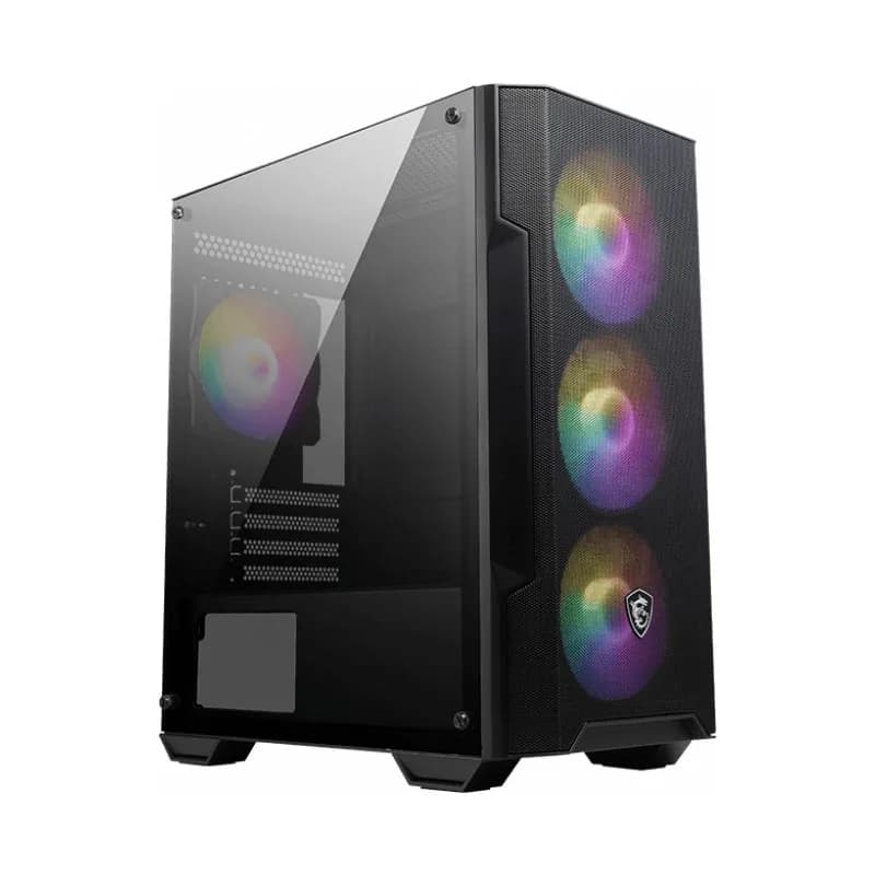 MSI MAG FORGE M100A D60 EU MAG 600DN EU Cord 1xUSB 3.0 2xUSB 2.0 4x120mm Auto RGB Fan Acrylic "MAG FORGE M100A D60"