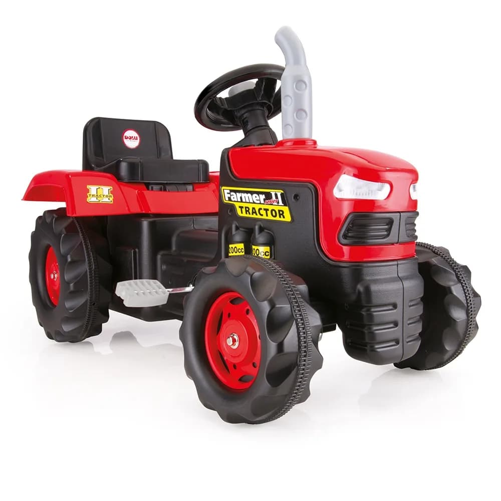 Tractor cu pedale, rosu, 53x83x45 - Dolu — miniatură