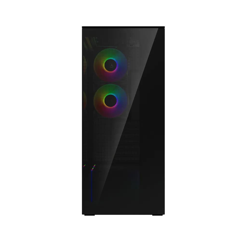 CARCASA Arctic "Xtender", mid tower, max 8xfan, 3xP14 ProR ARGB si 2xP12Pro ARGB instalate, PSU shroud 24 LED ARGB, USB-C x 1, USB 3.2 x 2, audio+mic, 7 sloturi expans, negru, "ACPCC00015A" — miniatură