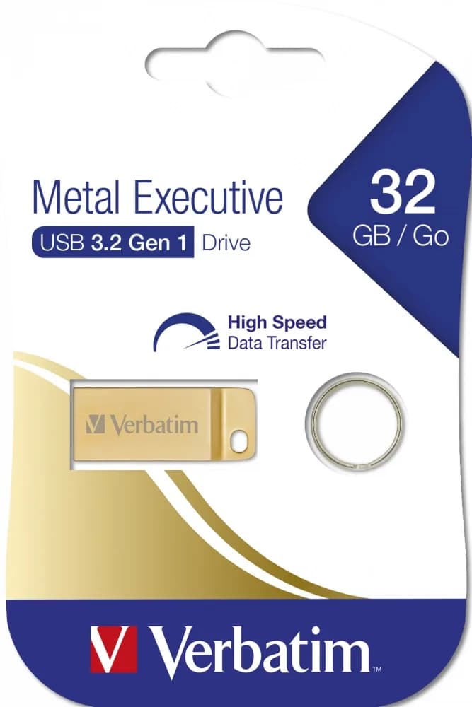 MEMORII USB Verbatim VERBATIM 99105 USB DRIVE 3.0 32GB GOLD, "99105" — miniatură
