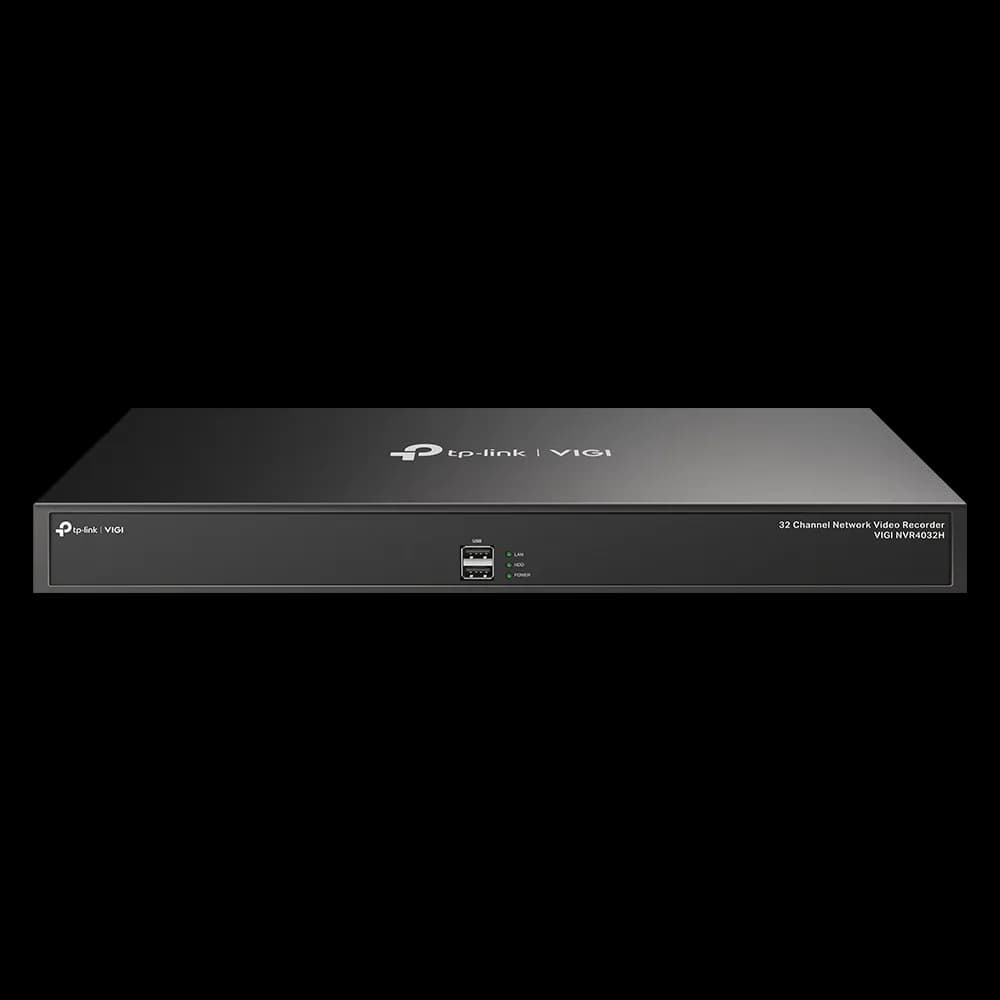 NVR TP-Link VIGI 32 canale 4032H ; 8 MP,2 SATA Interface, max 20TB(neinclus), H.265+; ONVIF, detecție mișcare, linie, intruziune, persoane, vehicule etc.