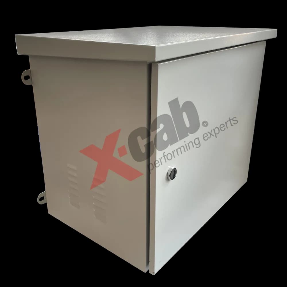 Cabinet metalic de exterior 19", rack de perete, 12U 600x600 mm, IP-55, Xcab "Xcab-OC6612"