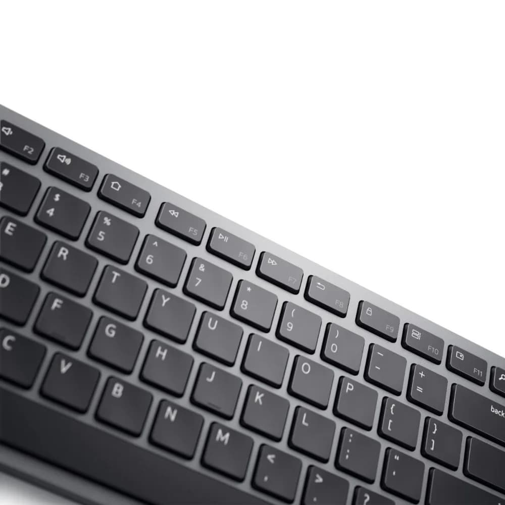 Kit Wireless tastatura si mouse Dell KM7321W, taste numerice, Gri — miniatură