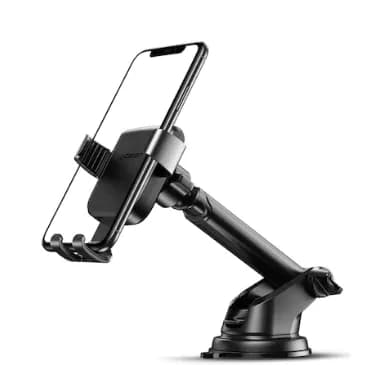 SUPORT AUTO Ugreen pt. SmartPhone, "LP200" fixare parbriz sau bord prin ventuza, negru "60990" - 6957303869909