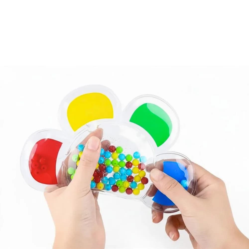 PUZZLE FIDGET DE POTRIVIRE CU MĂRGELE-FLOARE — miniatură