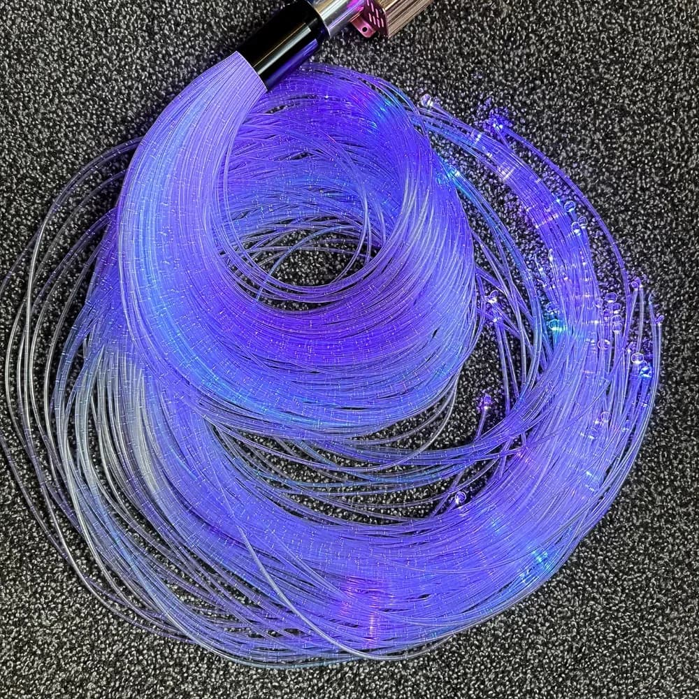 100 cozi de fibră optică, lungime 1,5 m — miniatură
