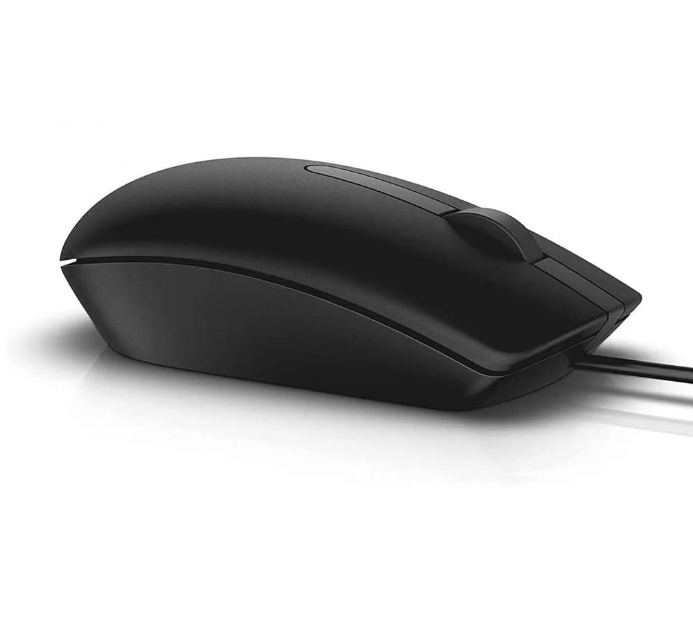 Mouse DELL MS116, cu fir, negru — miniatură