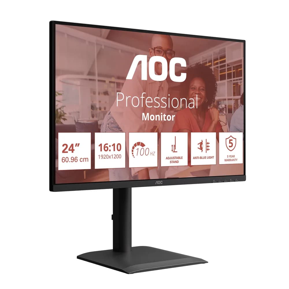 Monitor Consumer AOC X24E4U, 24", 1920 x 1200 pixeli, Black — miniatură