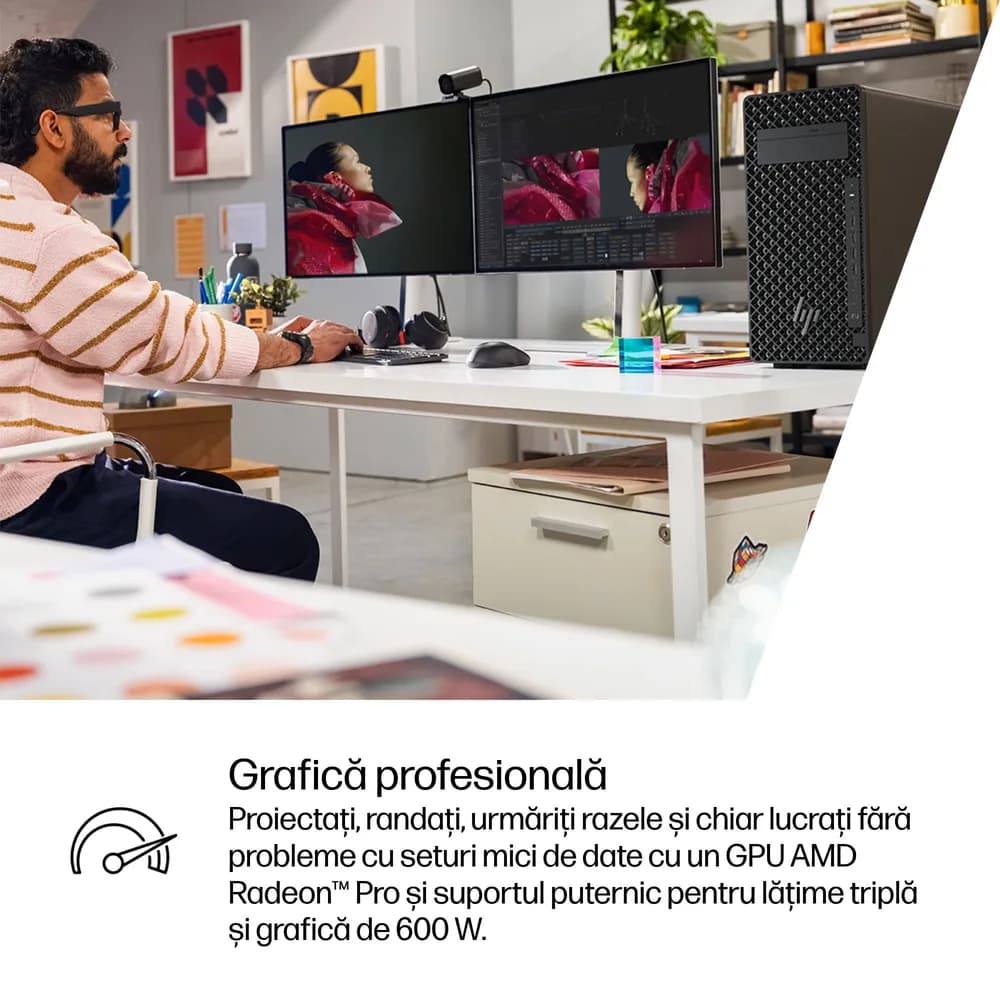 PC Z2 TOWER G1I CU9-285K/96GB/1TB W11P CW3V2ET HP"CW3V2ET" — miniatură