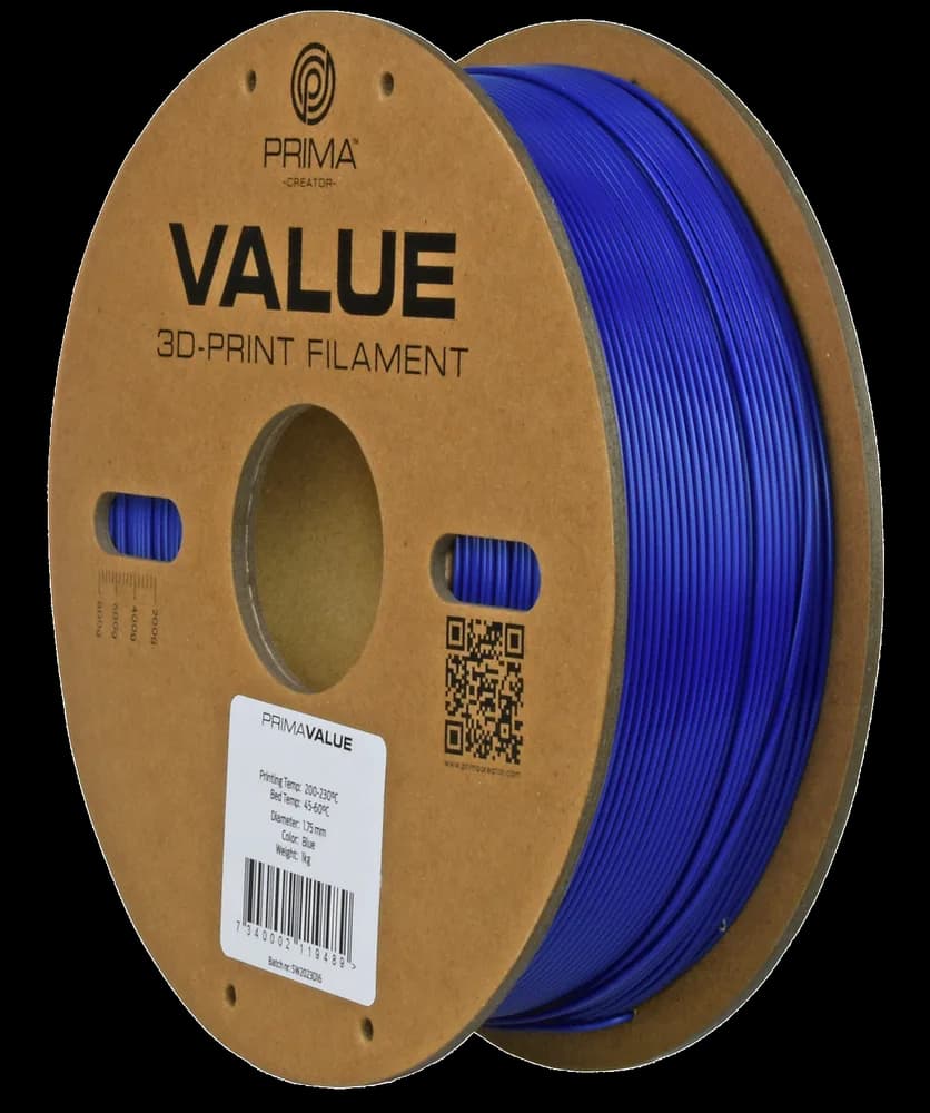 Filament PrimaCreator PrimaValue ABS – 1,75 mm, 1 kg (PV24-ABS-175-1000-WH) — miniatură