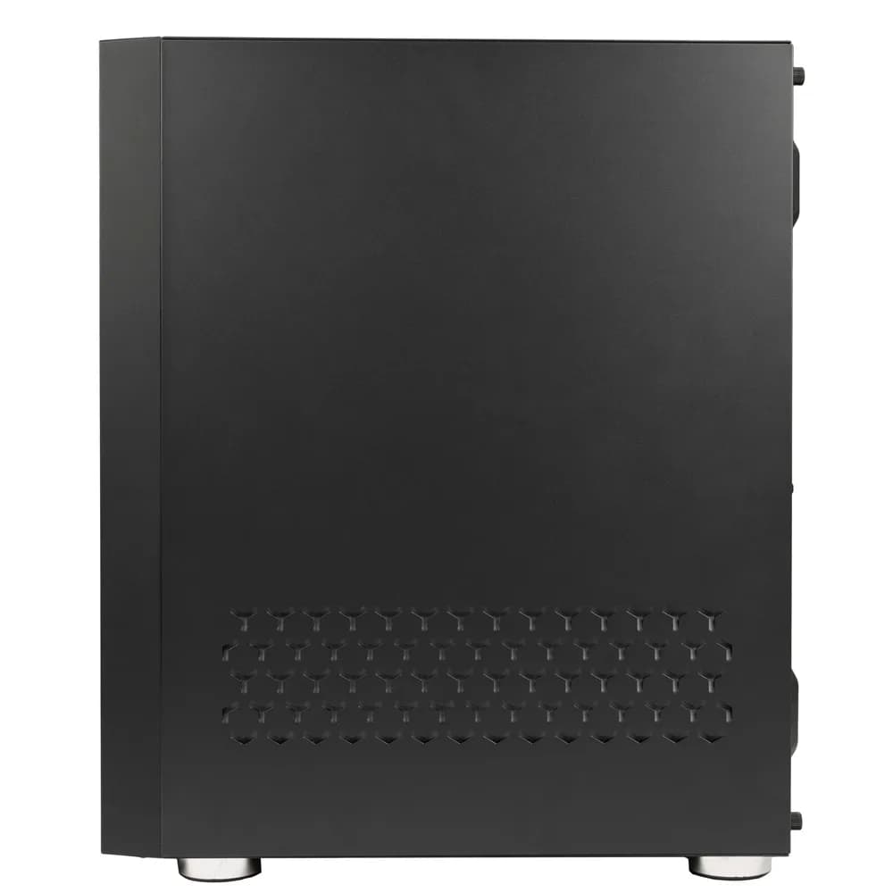 CARCASA SPACER - gaming, Middle Tower, ATX, "RAINBOW", fara sursa, sticla securizata, fara ventilatoare, USB 2.0 x 2, USB 3.0 x 1, HD-Audio, mesh, panou frontal plasa metalica+aluminiu, "SPCS-GC-RAINBOW-NF" — miniatură