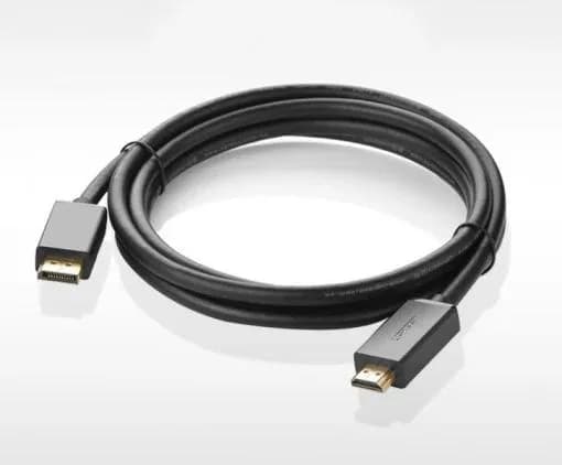 CABLU video Ugreen, "DP101" DP (T) la HDMI (T) 4K la 30Hz, lungime 2m, negru "10202" - 6957303812028 — miniatură