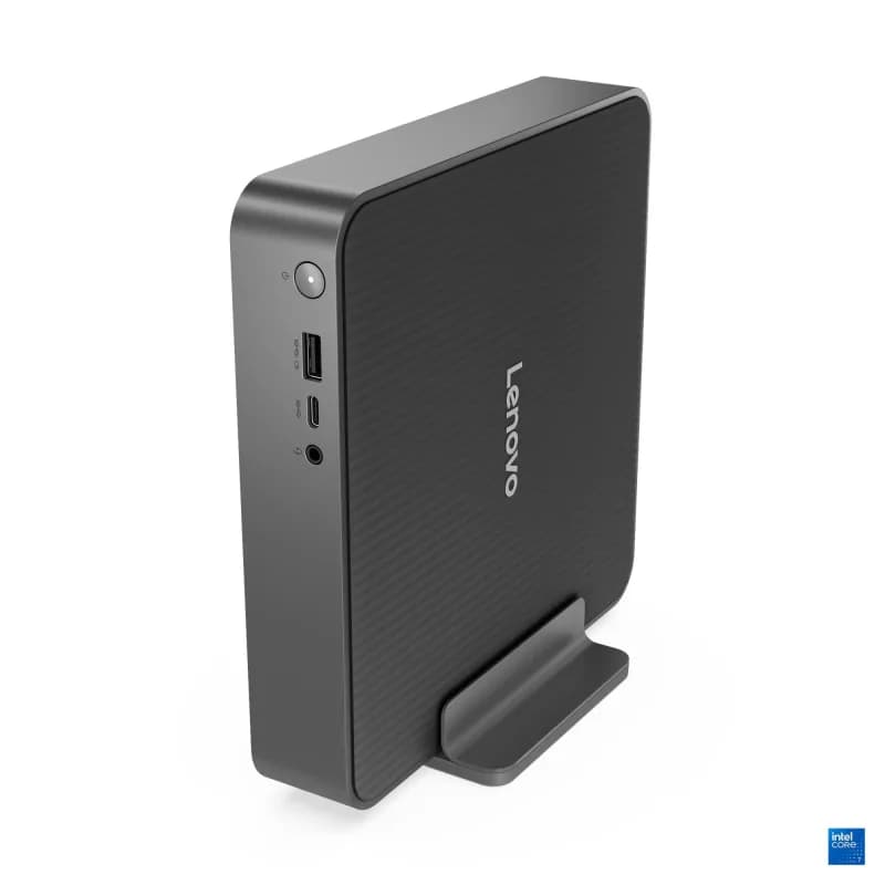 Desktop Consumer Lenovo IdeaCentre Mini 01IRH10R cu procesor Intel Core i7 240H pana la 5.2 GHz, 8GB DDR5, 512GB SSD, Intel Integrated Graphics, Fara OS, Grey
