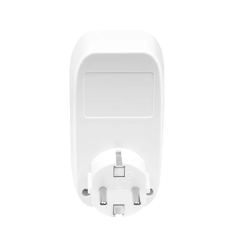 ADAPTOR LOGILINK, Schuko x 1, senzor miscare PIR, detector zi/noapte, IP20, 230 V/16A 50Hz max. 800W (bec luminos) sau max. 300W (LED), alb "PA0248" (include TV 0.18lei) — miniatură
