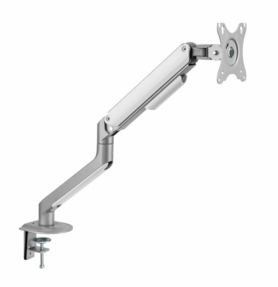 Suport monitor Serioux MM63-C012, compatibilitate dimensiune ecran 17"-32", greutate maximă suportata: (per ecran): 2~9kg, VESA: 75x75, 100x100, inclinare: +55°~-55°, pivotare: +90°~-90°, rotația ecranului: + 180°~-180°, instalare: clemă, grommet