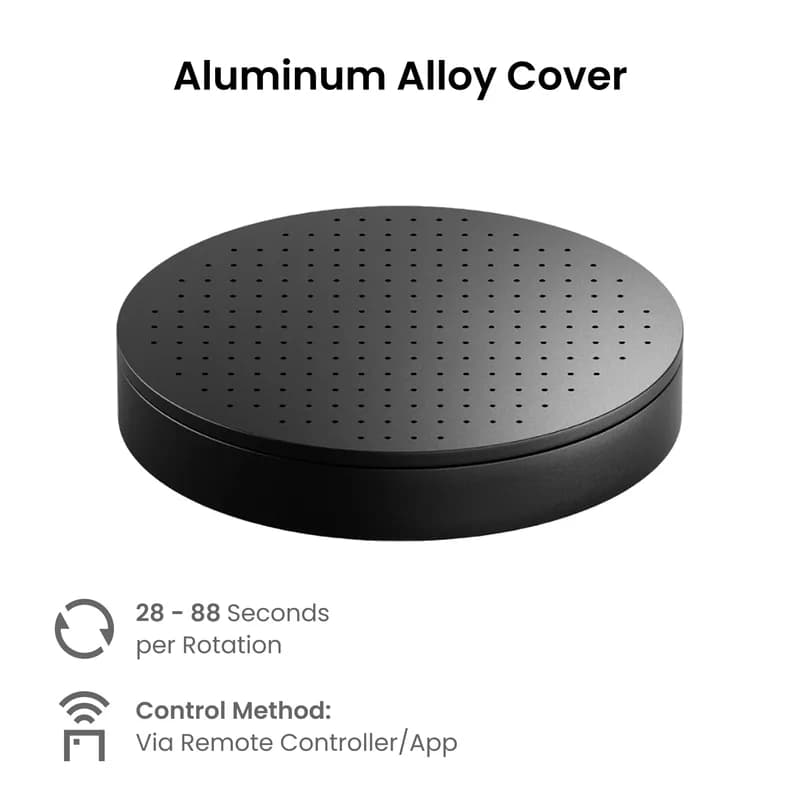 Scaner 3D Revopoint Electric Large Turntable Aluminum Alloy Cover — miniatură