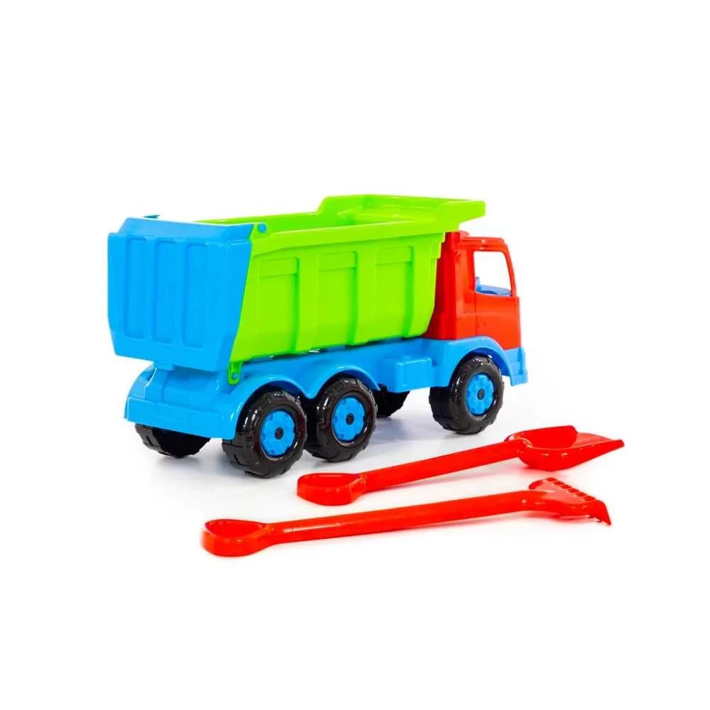 Camion+lopata si grebla - Premium, 67x26x36 cm, Wader — miniatură
