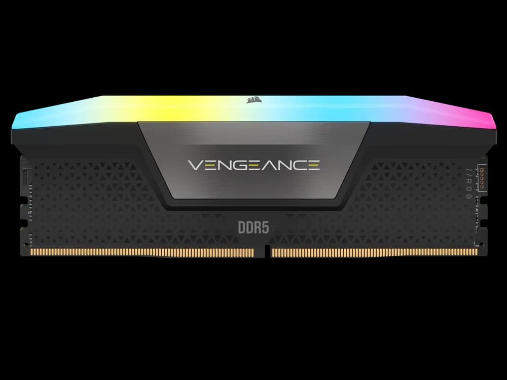Corsair Vengeance RGB, DDR5, 16GB, DDR5, 5600MHz, C40, 1.25V, Intel XMP, Negru "CMH16GX5M1B5600C40"