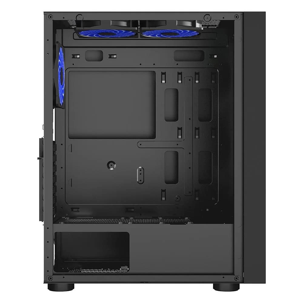 Carcasa SPACER ICE HERO, RGB, Mid Tower, Black — miniatură