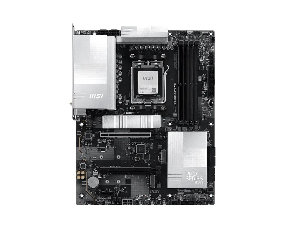 Placa de baza MSI PRO X870E-S EVO WIFI, Socket AM5, DDR5, PCI-E 5.0 "PRO X870E-S EVO WIFI"