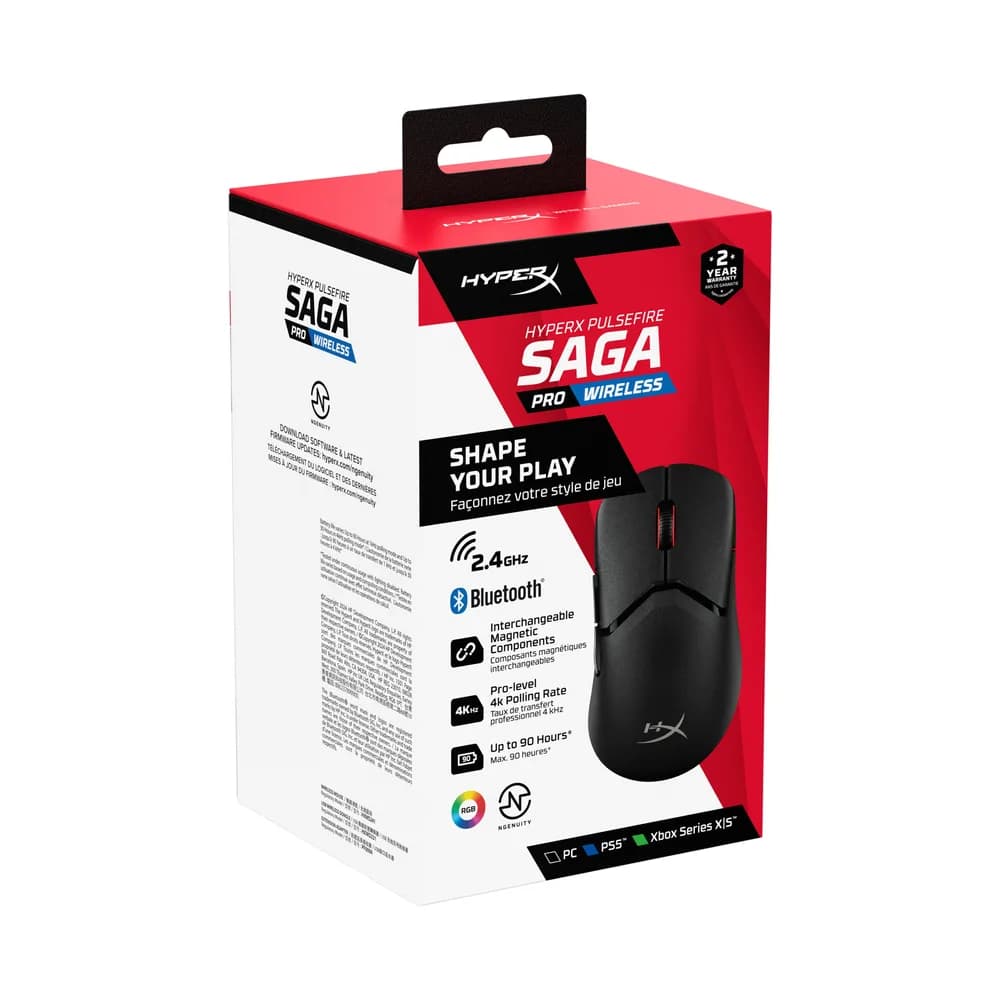 Mouse HP WS Hyperx Pulsefire Saga Pro "A2PB2AA" — miniatură