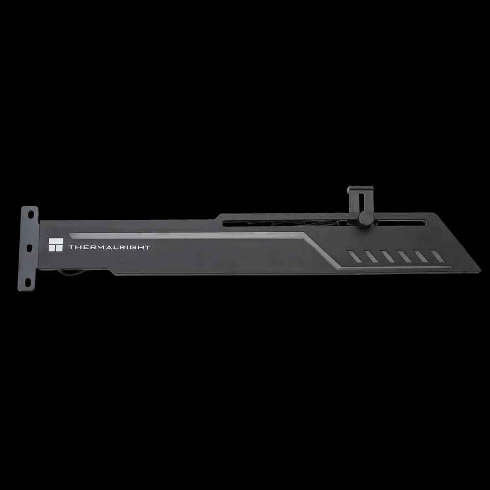 SUPORT placa video Thermalright "TR-GCSF Argb", anti-sagging GPU, aluminiu + ABS, 266x347x8mm, iluminare ARGB 5V 3pin, reglabil, "TR-GCSF Argb" — miniatură