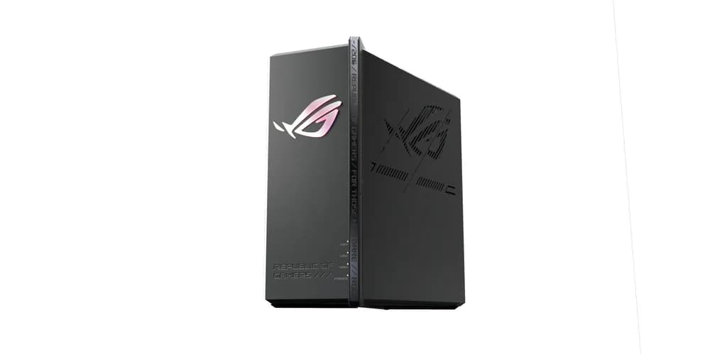 Router Gaming Asus RogStrix GS-BE18000,2.0GHz CPUTri-band18000MbpsWiFi7,256MB Flash andDDR4 2GB RAM "GS-BE18000" — miniatură