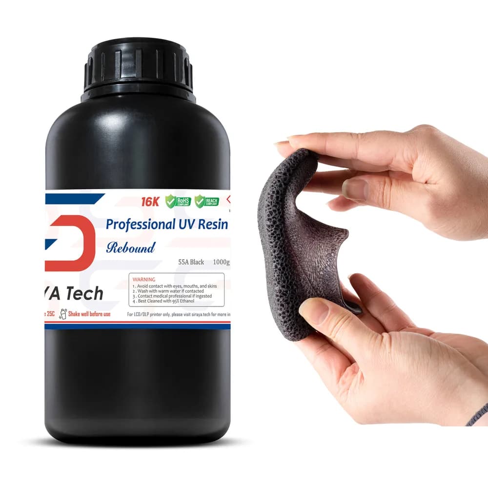 Rășină 3D Siraya Tech -Rebound 55 A Black – 1KG