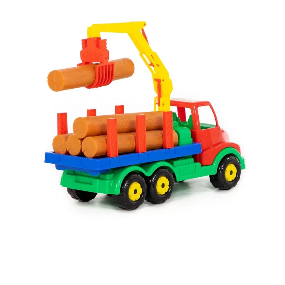 Camion cu lemne, 44x17x26,5 cm, Polesie — miniatură
