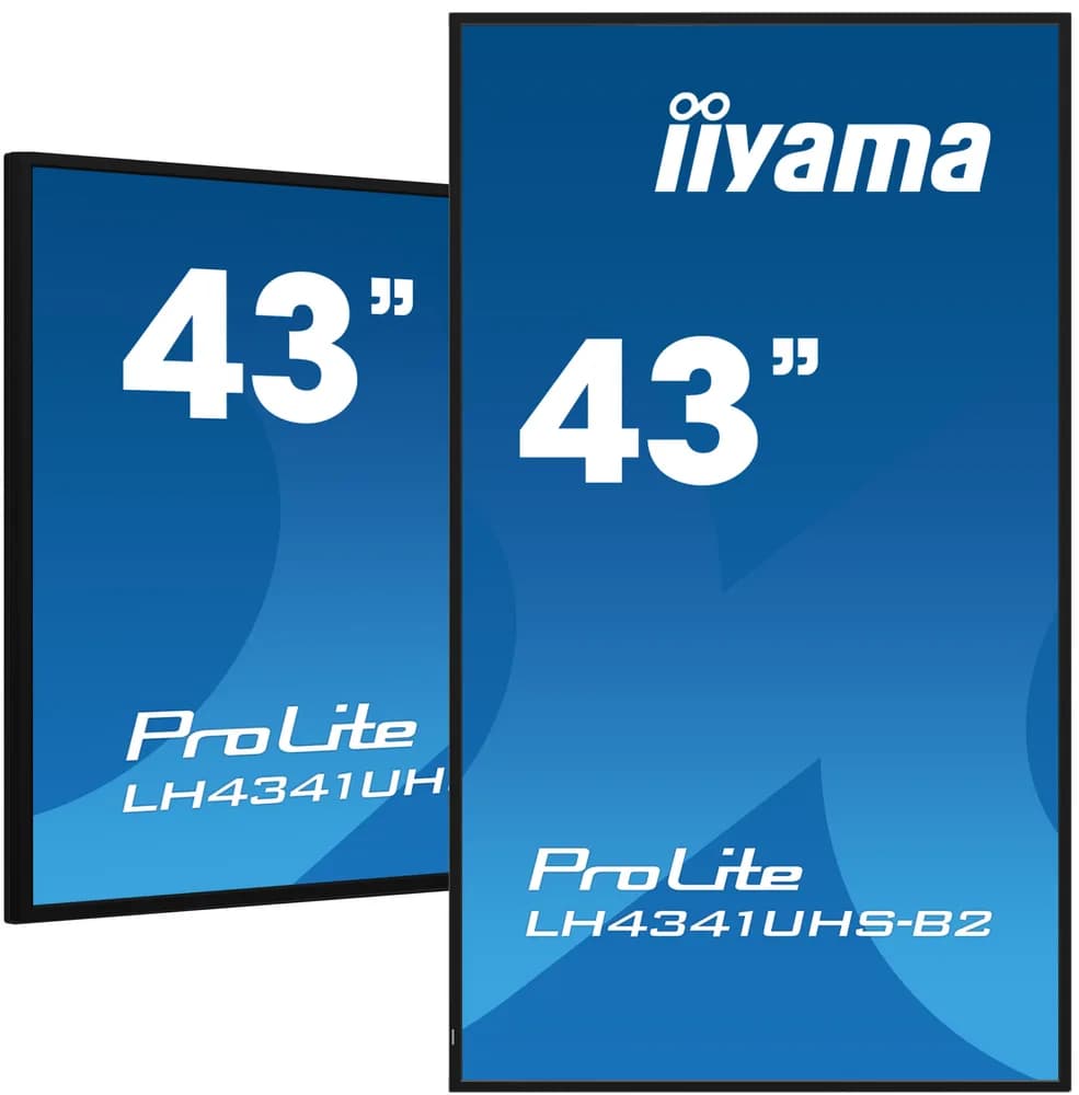 Monitor LED ProLite LH4341UHS-B2 43" IPS LED, 4K, 24/7 Digital Signage, 1xVGA, 3xHDMI "LH4341UHS-B2"