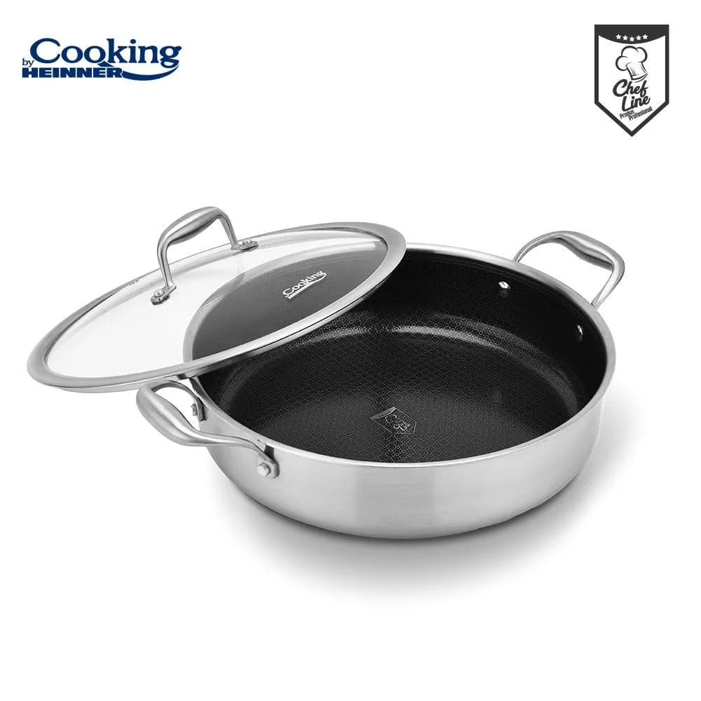 CRATITA CU CAPAC, 30x7.8 CM, 4.8 L, TITANIUM3, COOKING BY HEINNER — miniatură