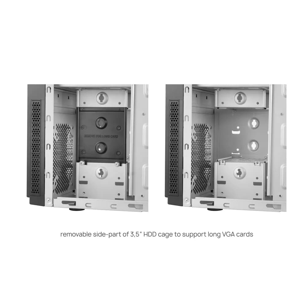 CARCASE Chieftec, "Elox" middle tower Black, 2xUSB 3.0,2x USB 2.0,1x USB typeC , "HC-10B-OP" — miniatură
