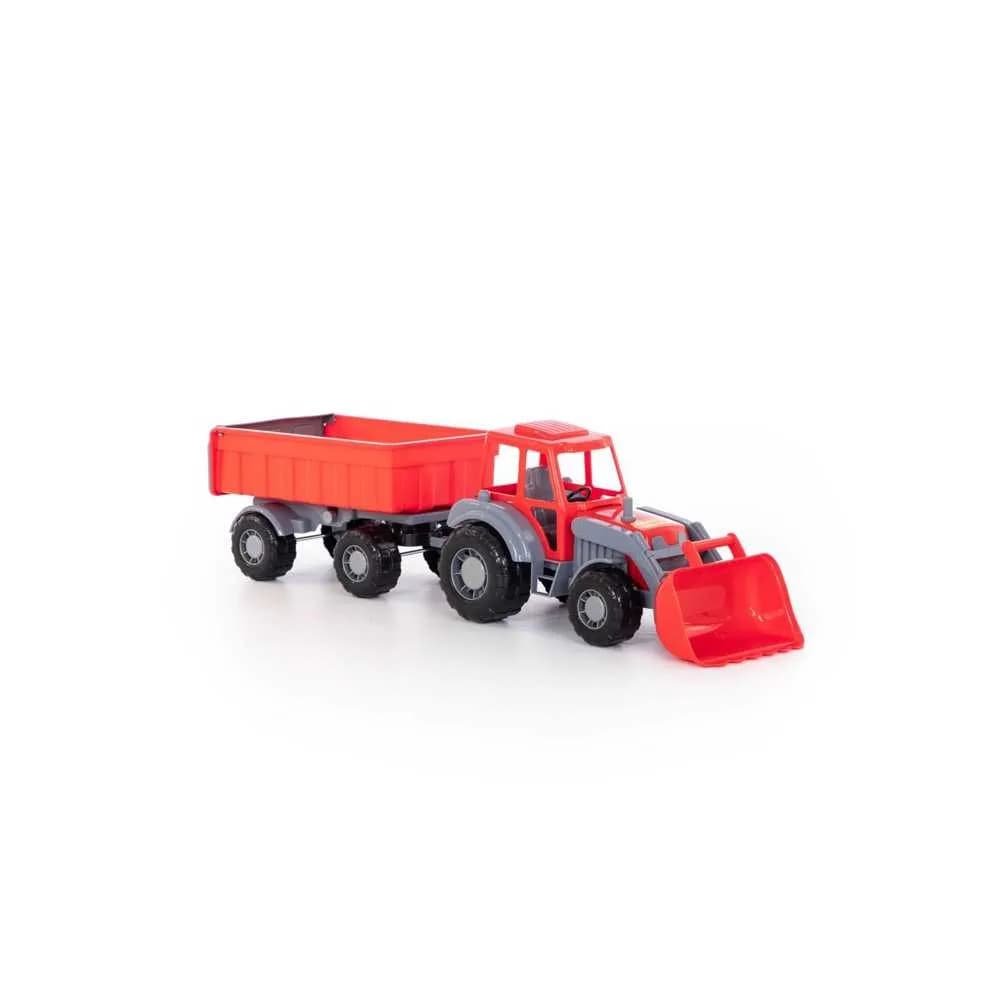 Tractor cu remorca si incarcator - Altay, 67x17x18 cm, Polesie — miniatură