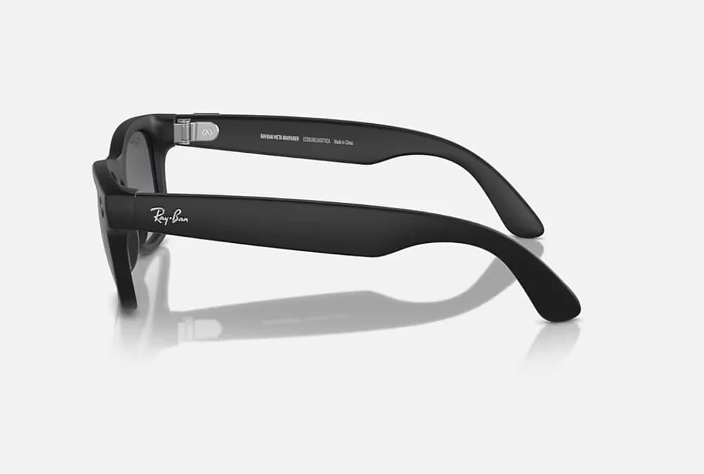 Ray-Ban Meta Wayfarer AI Glasses Matte Black/Polar Gradient Graphite — miniatură