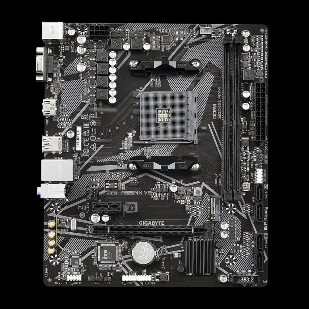 MB Gigabyte A520M K V2 AM4 DDR4 "A520M K V2" — miniatură