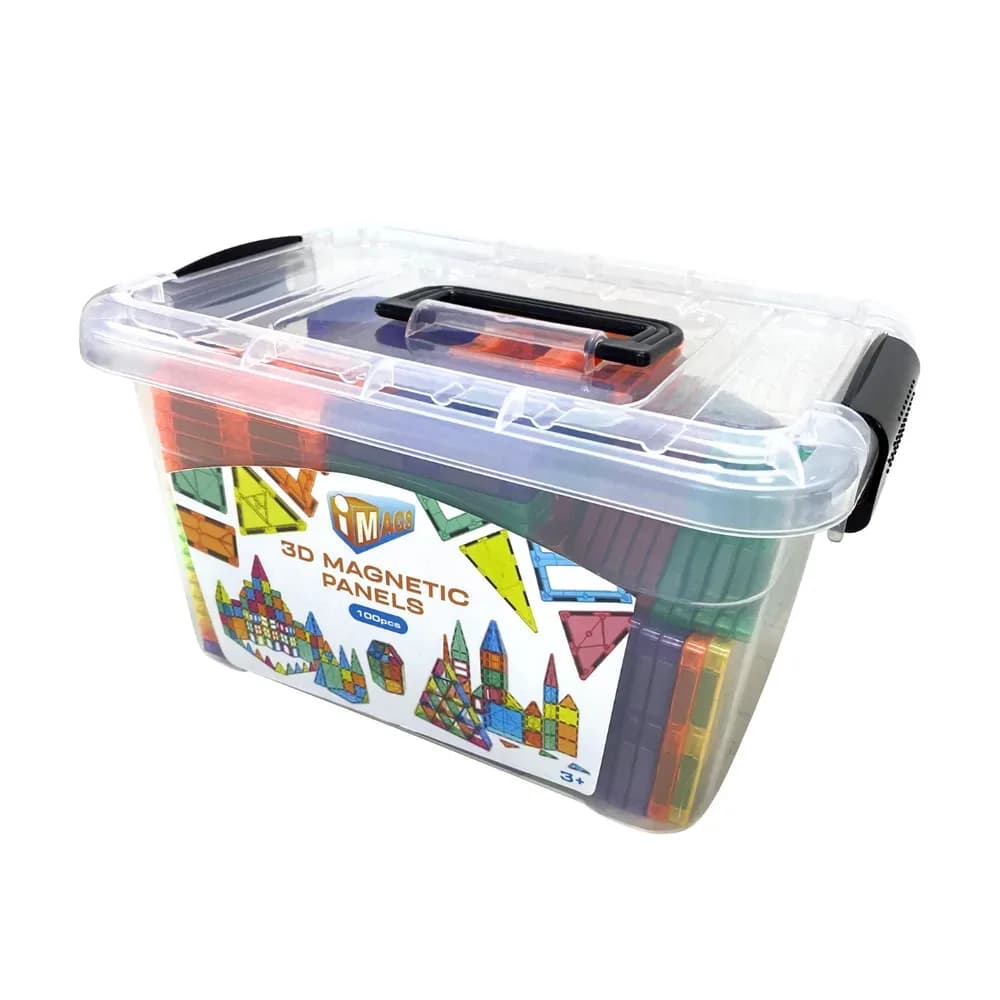 Jucărie de Construcție Magnetică Imags – Set 100 piese — miniatură