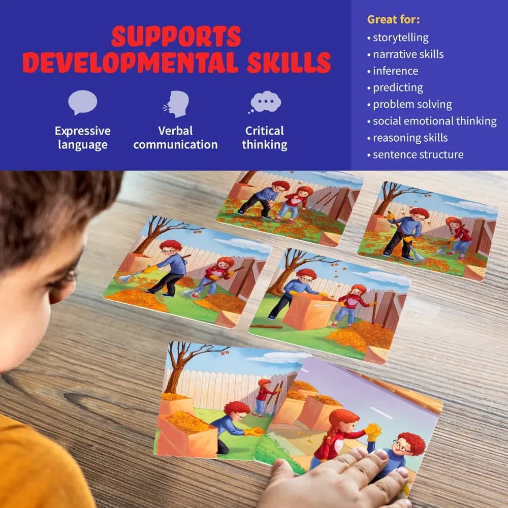 Cartonașe Spark Junior de Secvențiere pentru Logopedie – 8 Seturi — miniatură