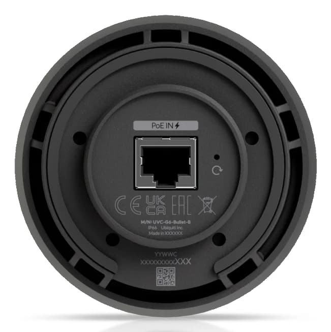 UBIQUITI UniFi G6 Bullet, 4K PoE Camera "UVC-G6-BULLET-B" — miniatură