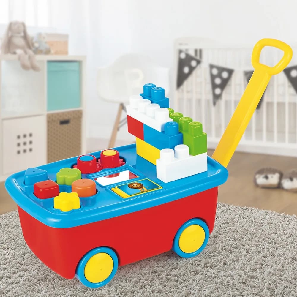 Carucior cu activitati, color, 18x40x26.5 cm - Dolu — miniatură