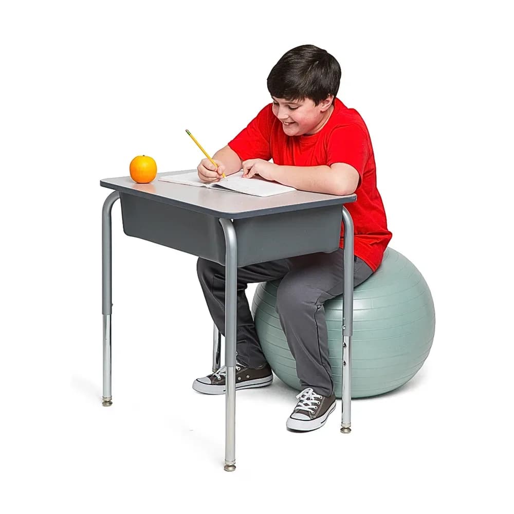 Scaun-Minge de Yoga cu Greutate 55cm Argintiu. Copii/Adulți 55cm
