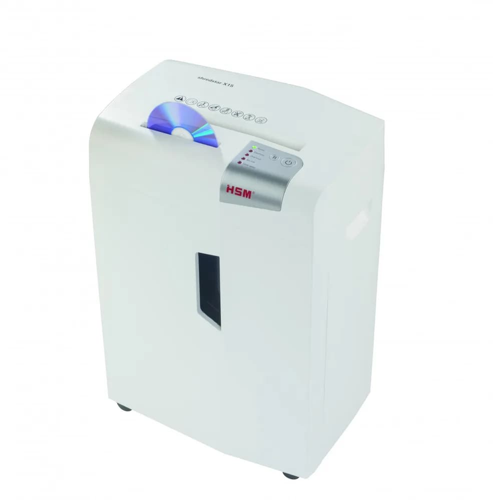 Distrugator documente manual HSM ShredStar X15, 15 coli, cross cut (4 x 37mm), securitate 4 "H-1030121" — miniatură