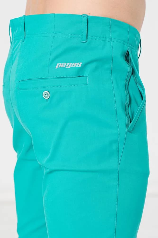 PANTALONI SCURT CASUAL BARBATI GREEN XL — miniatură